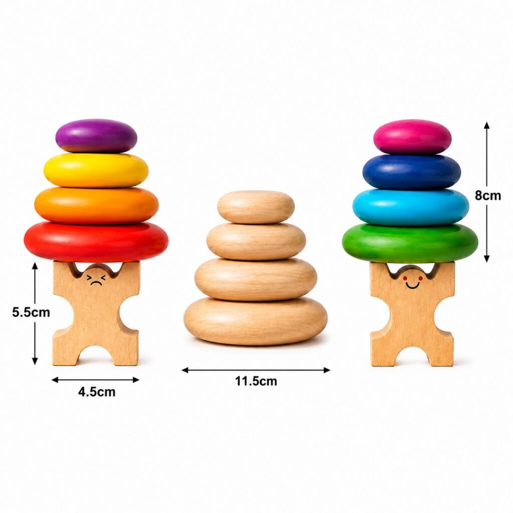 Wooden Pebble Stacking Toy – Amazing Balance Fun | Zigbo